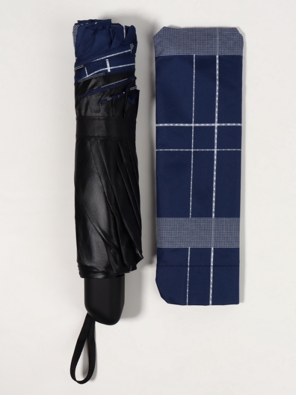 Зонт механический «Клетка», эпонж, 4 сложения, 10 спиц, R = 54/60 см, D = 120 см, цвет МИКС Зонт механический «Клетка», эпонж, 4 сложения, 10 спиц, R = 54/60 см, D = 120 см, цвет МИКС