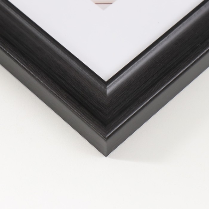 Фоторамка пластик "МИРАМ" 15х15 см коричневый (пластиковый экран)