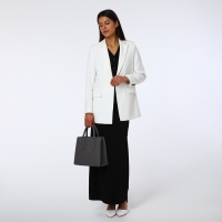 Сумка женская на молнии, TEXTURA, средний размер, цвет коричневый