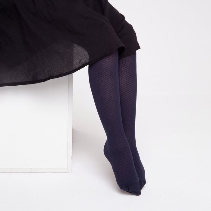 Колготки детские Рете цвет синий, 8-10 лет