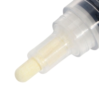 Набор маркеров акриловых 2 штуки, золото/серебро, пулевидный наконечник 4мм