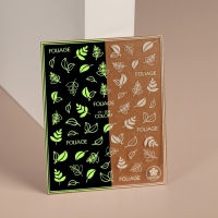 Наклейки для ногтей &laquo;Природный минимализм&raquo;, флуоресцентные, цвет белый