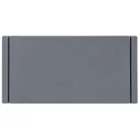 Лейбл из ПВХ Dzeta, S, серый