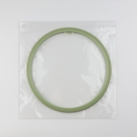 Пяльцы для вышивания, гибкое кольцо, d = 22 см, цвет оливковый