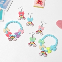 Набор детский «Выбражулька» 2 предмета: серьги, браслет, радуга, цвет МИКС Набор детский «Выбражулька» 2 предмета: серьги, браслет, радуга, цвет МИКС