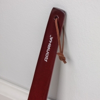 Ложка для обуви Доляна, с петелькой, деревянная, 30&times;4 см, коричневая