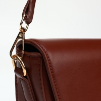 Сумка женская мессенджер на молнии, цвет красно-коричневый Сумка женская мессенджер на молнии, цвет красно-коричневый