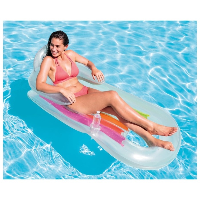 Матрас-кресло для плавания &laquo;Королевский&raquo;, 160 х 85 см, цвет МИКС, 58802NP INTEX