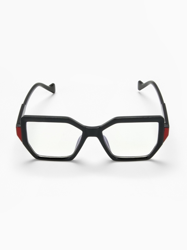 Очки имиджевые женские, для компьютера, ширина 14.3 см, дужка 14.5 см, линза 6.4 х 5.1 см