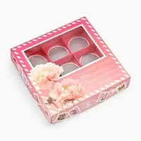 Коробка под 9 конфет со скретч-слоем &laquo;Послание&raquo;, 14.5 х 14.5 х 3.5 см