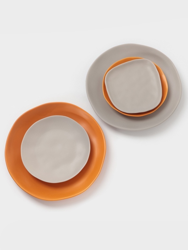 Тарелка Magistro "Potter" 26см 26х3 цвет оранжевый