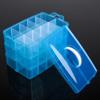 Органайзер для хранения, 3 яруса, 30 ячеек, 25&times;17&times;18 см, цвет МИКС