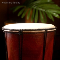 Сувенирный музыкальный инструмент "Барабан Джембе Узоры" 30х15х15 см МИКС Сувенирный музыкальный инструмент "Барабан Джембе Узоры" 30х15х15 см МИКС