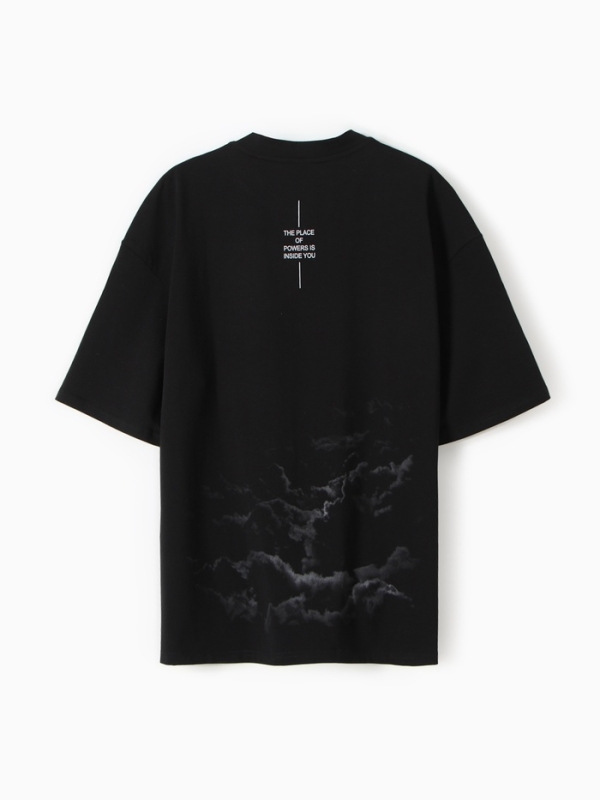 Футболка мужская MINAKU: STARS, цвет черный, р-р 46