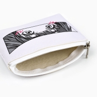 Кошелёк молодёжный &laquo;Аниме&raquo; черно-белый, 11 х 7 см