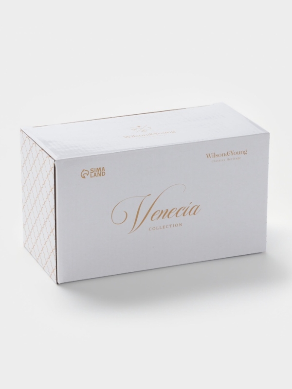 Набор кружек WY Venecia, 400 мл, набор 2 шт., фарфор, белые