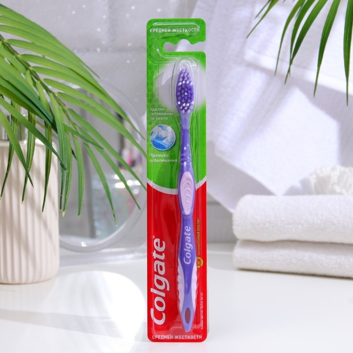 Зубная щётка Сolgate &laquo;Премьер отбеливания&raquo;, средняя жесткость