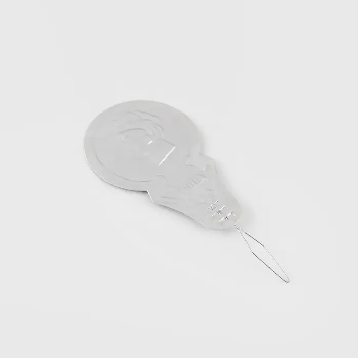 Иглы швейные, d=0.5 - 0.7 мм, 4.3 / 4.5 / 4.7 / 5.3 см, с золотым ушком, 10 шт., с нитевдевателем