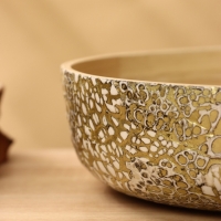 Салатник 25х25х8 см, бамбук