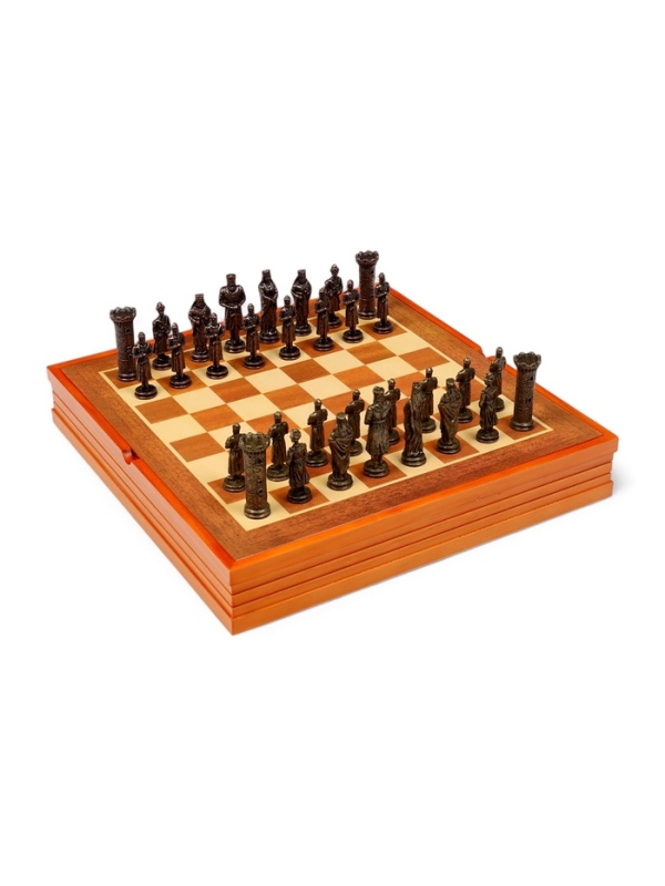 Шахматы "Крестовый поход", настольная игра, 36 х 36 см, король h-8 см, пешка h-6 см