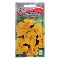 Семена цветов Настурция большая "Золотой блик", О, 1 г.