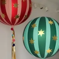 Воздушный шар фольгированный 25" сфера "Новгодний шар" цвет зеленый