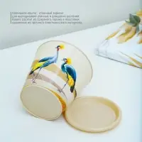 Горшок для цветов Доляна &laquo;Каракум&raquo;, 800 мл, цвет бежевый