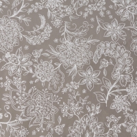 Скатерть на стол &laquo;Цветение&raquo; Доляна 137&times;180 см, серая