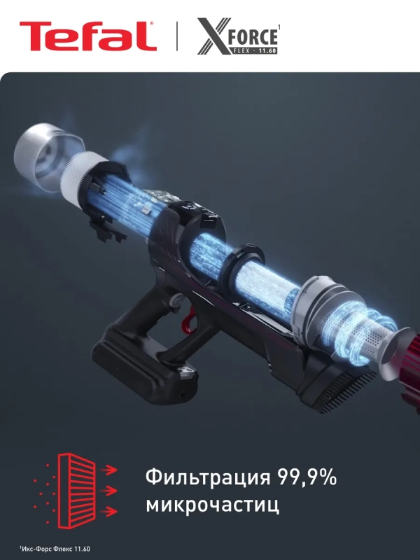 Беспроводной пылесос X-Force Flex 11.60 TY9890WO