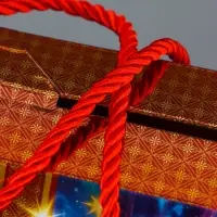 Коробка подарочная складная "Зимняя сказка" 23 х 10 х 22 см