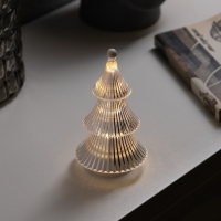 Фигура световая &laquo;Елочка&raquo; 14х8 см, от батареек 3хAG13 (в комплекте), свечение тёплое белое