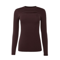 Лонгслив женский MINAKU: Basic line цвет шоколадный, р-р 44 Лонгслив женский MINAKU: Basic line цвет шоколадный, р-р 44