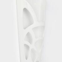 Корзина для пакетов, 18&times;9&times;35 см, цвет белый