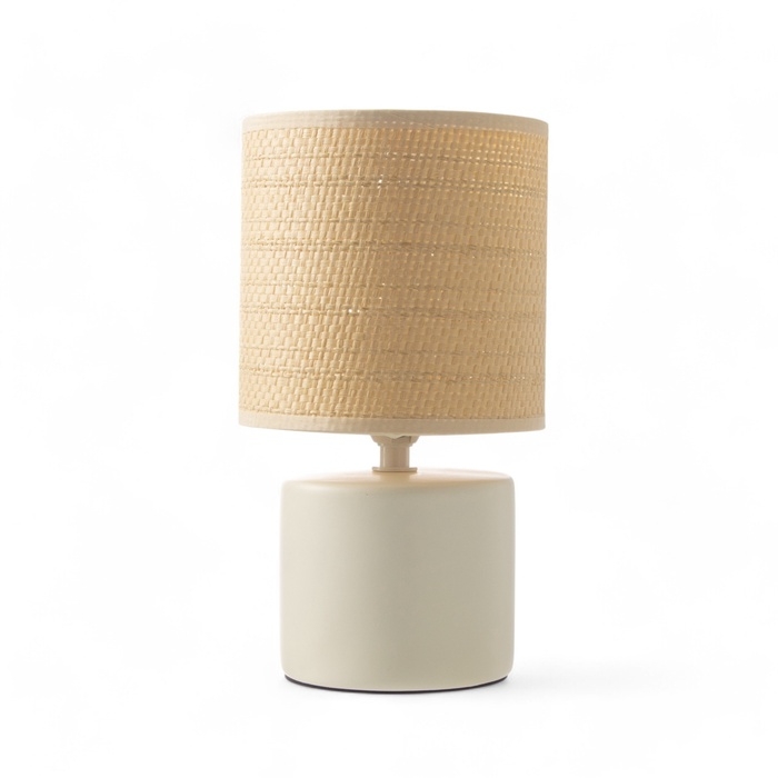 Лампа настольная "Лиза" 1х40Вт Е14  белый 13х13х24см