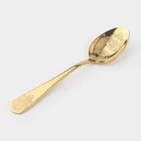 Набор ложек чайных 6 шт "Эмили" 13,2 см, цвет золото