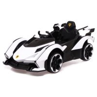 Электромобиль &laquo;Купе&raquo;, 2 мотора, цвет белый