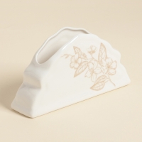 Салфетница SL Home &laquo;Аманде&raquo;, 15&times;4&times;7,8 см, фарфор, белая