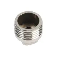 Заглушка ZEIN, 1/2", пробка, наружная резьба, нержавеющая сталь