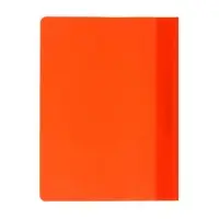 Папка-скоросшиватель Calligrata, А4, 120 мкм, оранжевая, прозрачный верх
