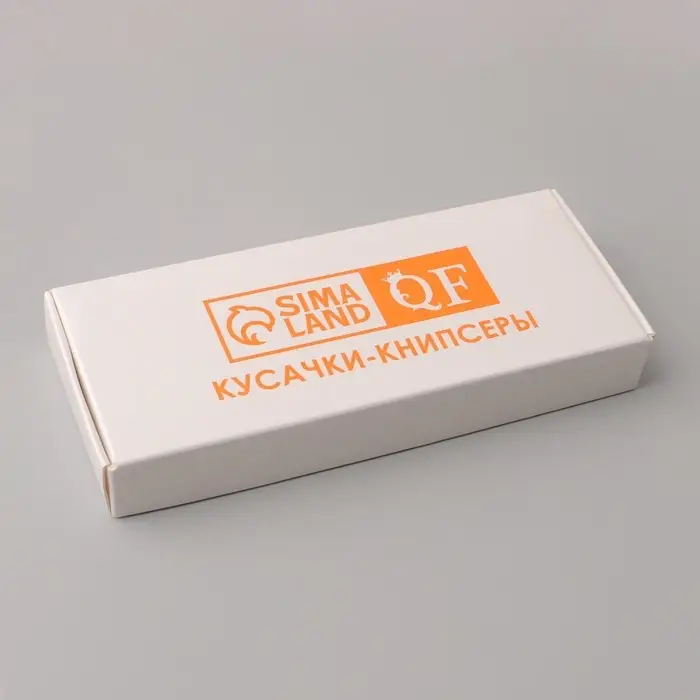 Кусачки книпсер маникюрные, 5.5 см, в коробке, цвет чёрный, серебристый