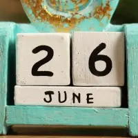 Календарь настольный &laquo;Ракушка&raquo;, 7&times;4&times;9 см, дерево, бирюзовый