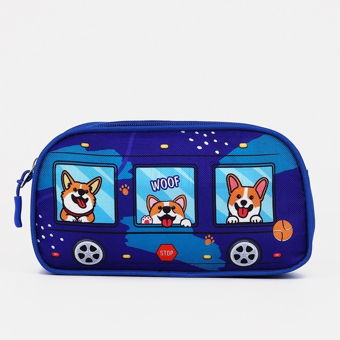 Сумка поясная детская для девочки &laquo;Собачки&raquo; 20х11х4см