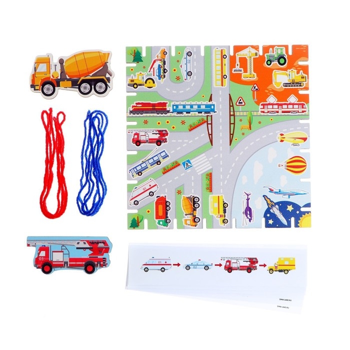 Геоборд с заданиями &laquo;Машинки&raquo; с предсказанием