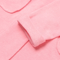 Халат для девочки, цвет розовый, рост 98 см