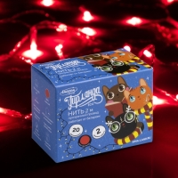 Гирлянда &laquo;Нить&raquo; 2 м, IP20, прозрачная нить, 20 LED, свечение красное, 2 режима, AAх3