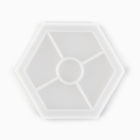 Молд силиконовый универсальный. Формочка для творчества &laquo;Поддон Шестиугольник&raquo;, 10,5 х 12 см