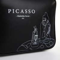 Сумка женская через плечо TEXTURA, маленького размера, цвет чёрный