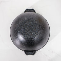 Казан &laquo;Гранит Stаr&raquo;, 5 л, стеклянная крышка, литые ручки, антипригарное покрытие, цвет серый