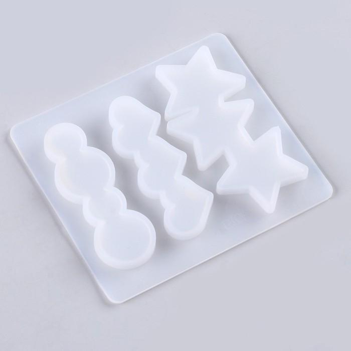 Форма силиконовая универсальная &laquo;Заколка&raquo;, 3 вида заколки