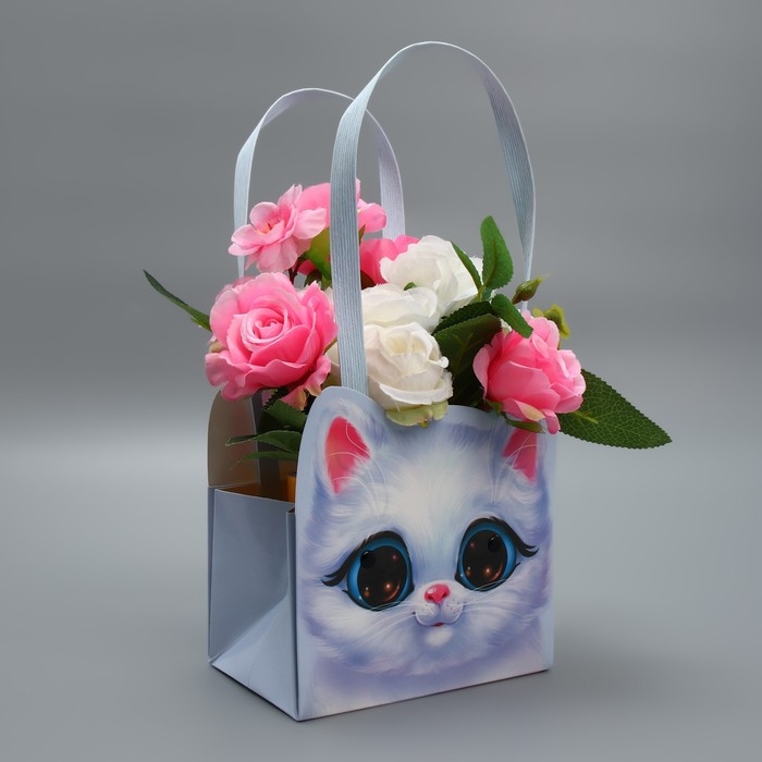 Переноски для цветов &laquo;Киса&raquo;, 14 &times; 10 &times; 9 см